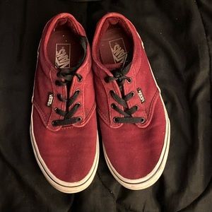 Maroon vans youth